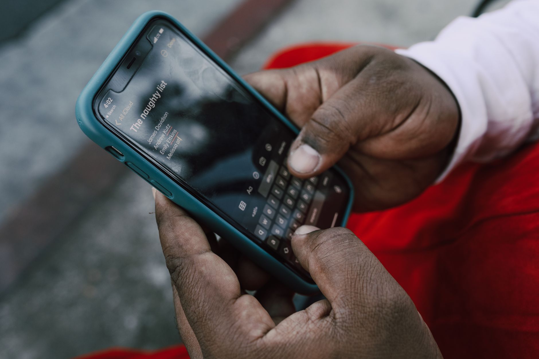 Person reviewing privacy settings on a phone relevant to voice assistant health data UK